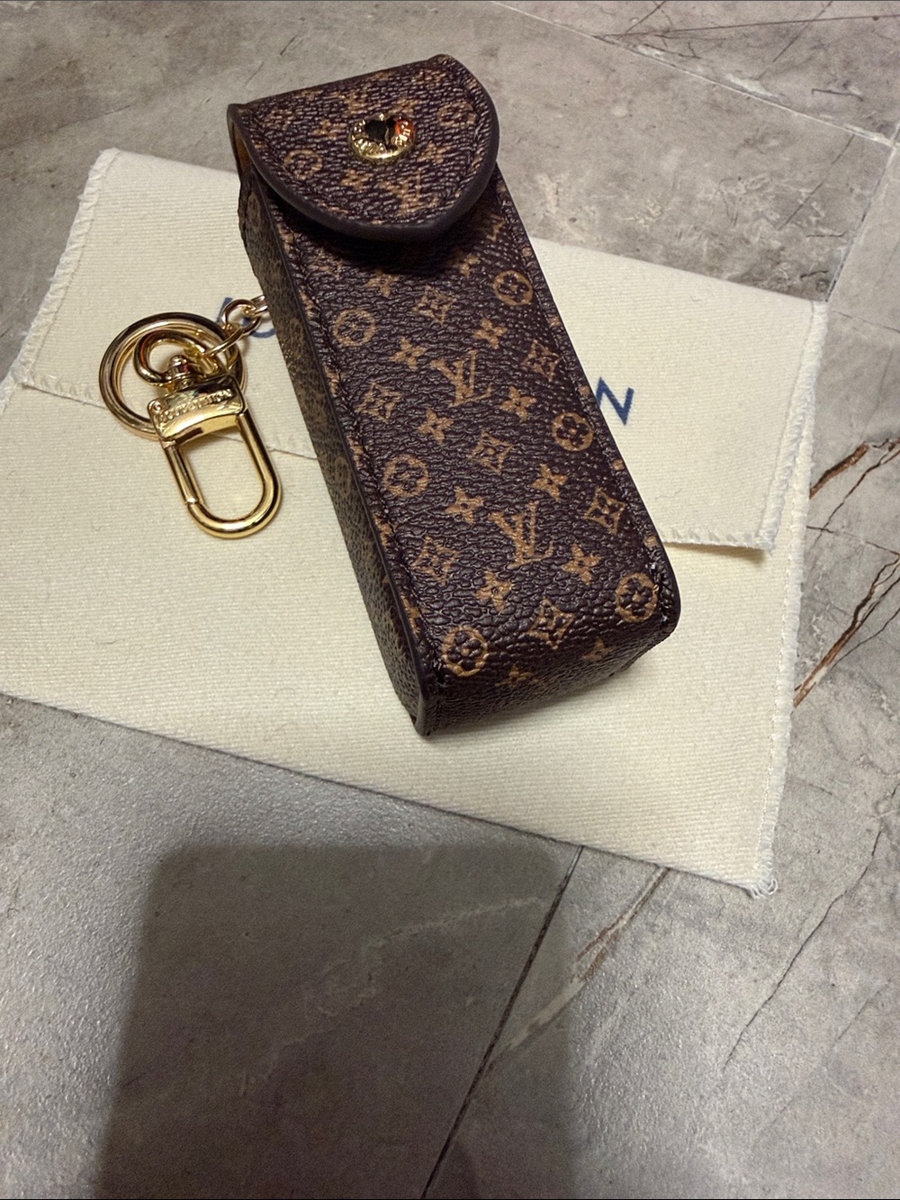 Monogram Lipstick Case